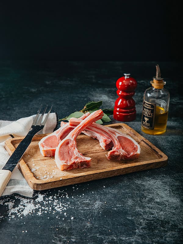 CÔTES AGNEAU - Les Viandes Fermieres Boucherie en Ligne en Normandie