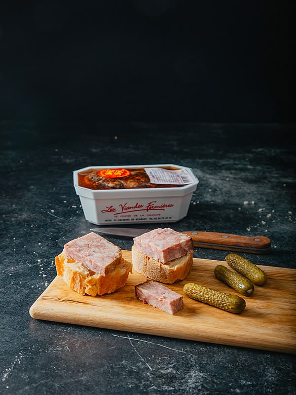 Terrine De Campagne - Les Viandes Fermieres Boucherie en Ligne en Normandie